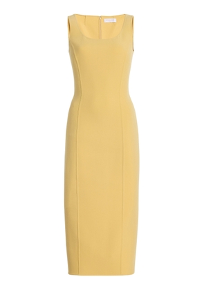 Michael Kors Collection Scoop Neck Stretch-Wool Midi Dress - Moda Operandi