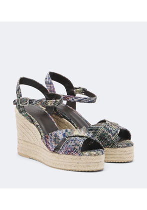 Missoni Zigzag wedge sandals