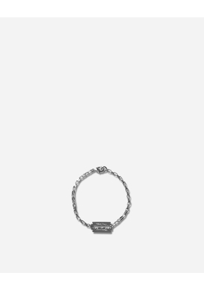Razor Blade Bracelet Silver