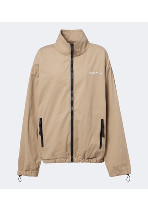 Miu Miu Cotton gabardine jacket