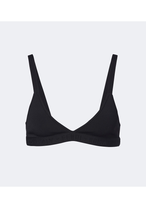 Fendi Logo triangle bralette