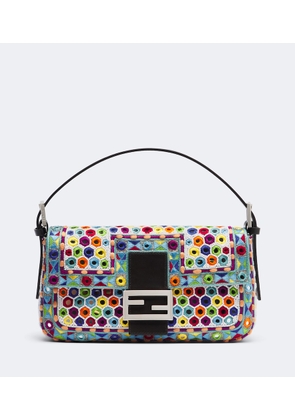 Fendi BaguetteÂ® 26424 Small embroidered shoulder bag
