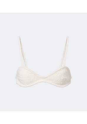 Aya Muse Kena knitted cotton bra top