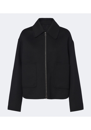 Fendi Wool and silk blouson jacket