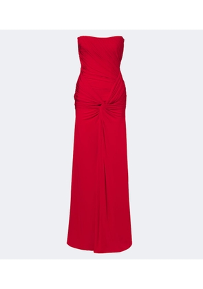 Alex Perry Gathered ruched jersey gown