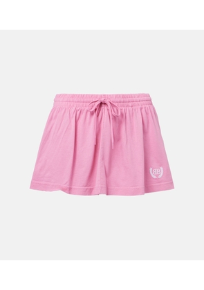 Balenciaga Laurel cotton jersey miniskirt