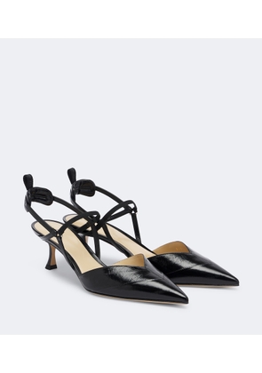 Fendi Very Colibri leather slingback pumps