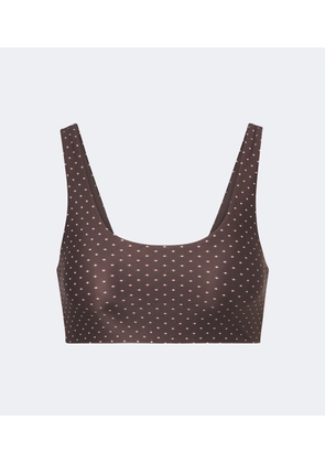 The Upside Poet Harlow printed sports bra