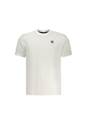 North Sails Bianco Cotton Men T-Shirt - L