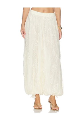 HEMANT AND NANDITA Harem Pants in White. Size XXS. Also in XS, S, M, L, XL.