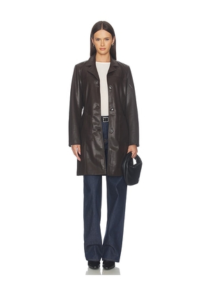 BLANKNYC Faux Leather Jacket in Brown. Size XS. Also in S, M, L.