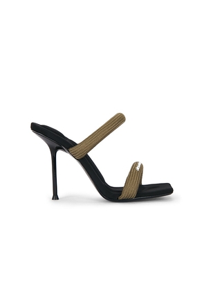 Alexander Wang Julie Tubular Webbing Sandal in Sage. Size 35. Also in 37, 38, 39, 40, 41.