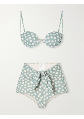 Alaïa - Polka-dot Bikini - Green - FR 34,FR 36,FR 38,FR 40,FR 42