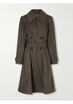 Burberry - Pembury Belted Cotton-gabardine Trench Coat - Brown - UK 4,UK 6,UK 8,UK 10,UK 12,UK 14,UK 16,UK 18