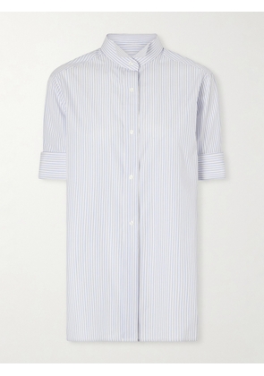 Maison Margiela - Striped Cotton-poplin Shirt - Blue - IT38,IT40,IT42,IT44,IT46