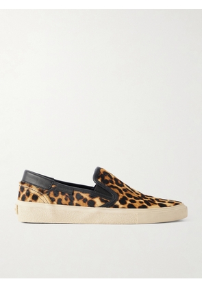 Nili Lotan - Serge Animal-print Calf Hair Sneakers - Animal Print - IT35,IT36,IT37,IT38,IT39,IT40,IT41