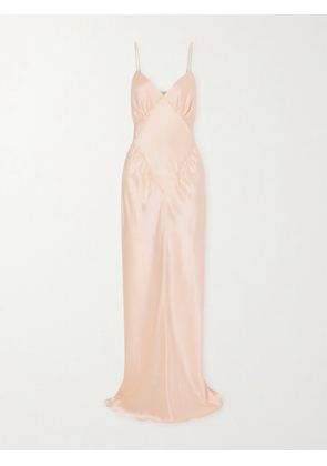 AFLALO - Aire Silk-satin Maxi Dress - Pink - US0,US2,US4,US6,US8,US10
