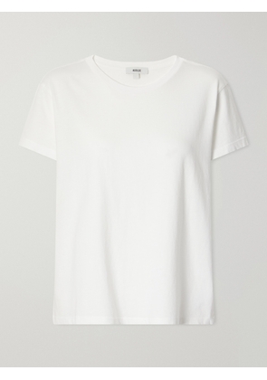 AGOLDE - Adine Cotton-jersey T-shirt - White - x small,small,medium,large,x large