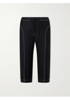 AFLALO - Zuri Wool-twill Skinny-leg Capri Pants - Black - US0,US2,US4,US6,US8,US10