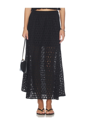 Favorite Daughter The Pretty Please Skirt in Black. Size XS. Also in S, M, XL.