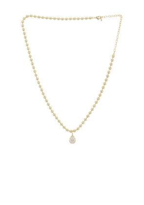 Lili Claspe Cleo Necklace in Metallic Gold.