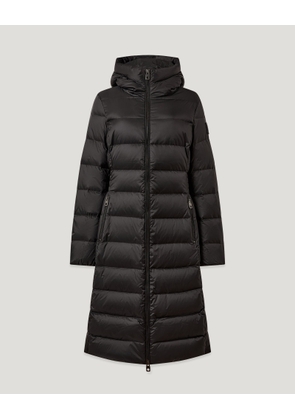 Belstaff Women's Canmore Coat Down Filled Nylon Black Size L