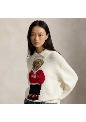 Polo Bear Linen-Cotton Jumper