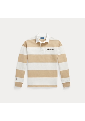 Relaxed Fit Striped Jersey Rugby Shirt