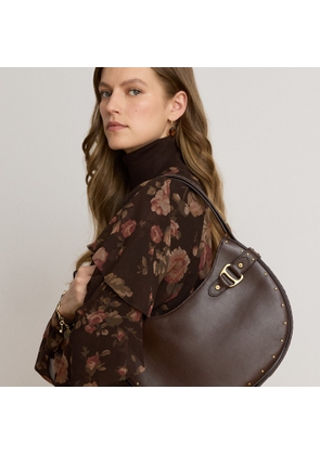 Large Tasha Studded Leather Shoulder Bag