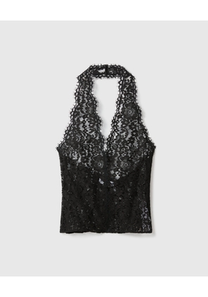 Stella McCartney - Halterneck Lace Top, , Size: 42