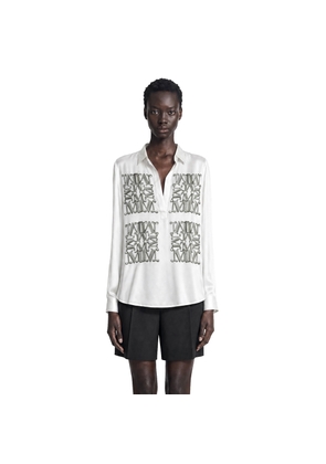 Marabesque Print Silk Shirt