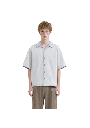 Anagram Short Sleeve Shirt in Denim
