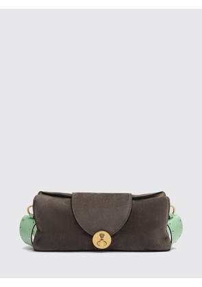 VERSACE Crossbody Bag Woman color Dove Grey