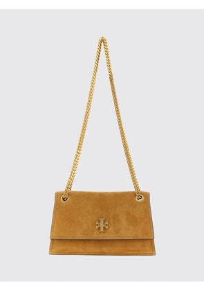 TORY BURCH Kira Suede Crossbody Bag with Metallic Double T Logo