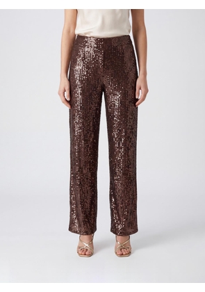 PAROSH Pants Woman color Brown