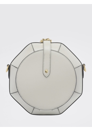 COCCINELLE Sewing Box Leather Shoulder Bag with Removable Handle