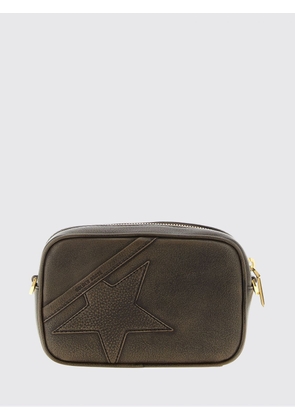 GOLDEN GOOSE Mini Star Aged-Leather Camera Bag with Chain Strap