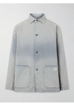 KAPITAL - Liberty Striped Denim Overshirt - Men - Blue - 2