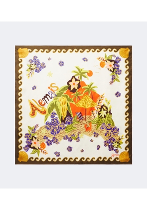 Alemais Island Cove silk scarf