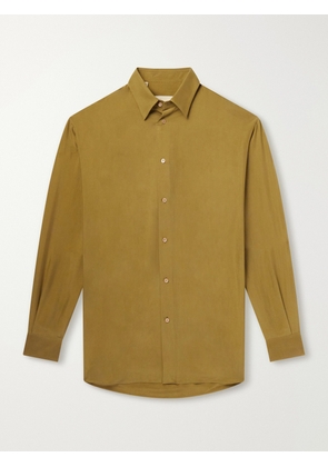 Valentino Garavani - Silk Shirt - Men - Brown - EU 37