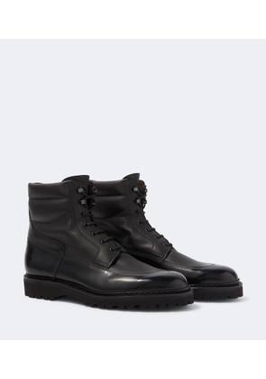 John Lobb Peak leather lace-up boots