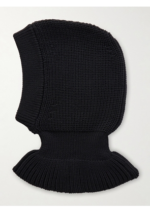 LEMAIRE - Ribbed Wool Balaclava - Men - Black - S