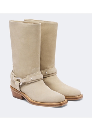Rabanne Suede biker boots