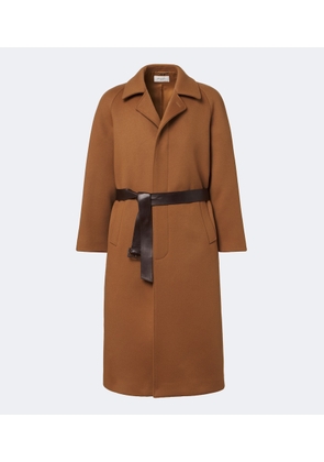 Saint Laurent Belted wool coat