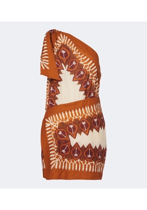 Johanna Ortiz Printed cotton minidress