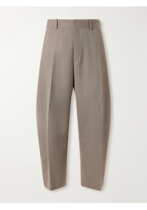 Studio Nicholson - Fume Tapered Wool Suit Trousers - Men - Brown - S