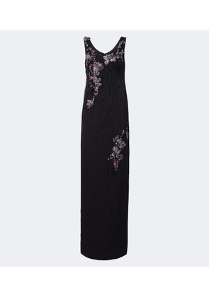 Dries Van Noten Applique embellished gown
