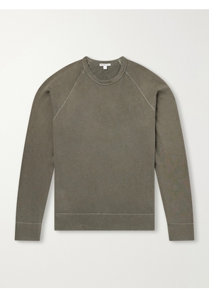 James Perse - Cotton-Jersey Sweatshirt - Men - Green - 1