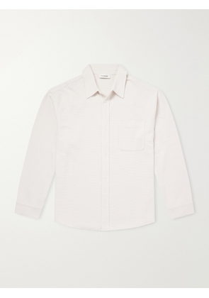 FRAME - Waffle-Knit Cotton Shirt - Men - Neutrals - S