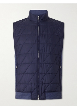 Peter Millar - Walker Quilted Shell Vest - Men - Blue - S